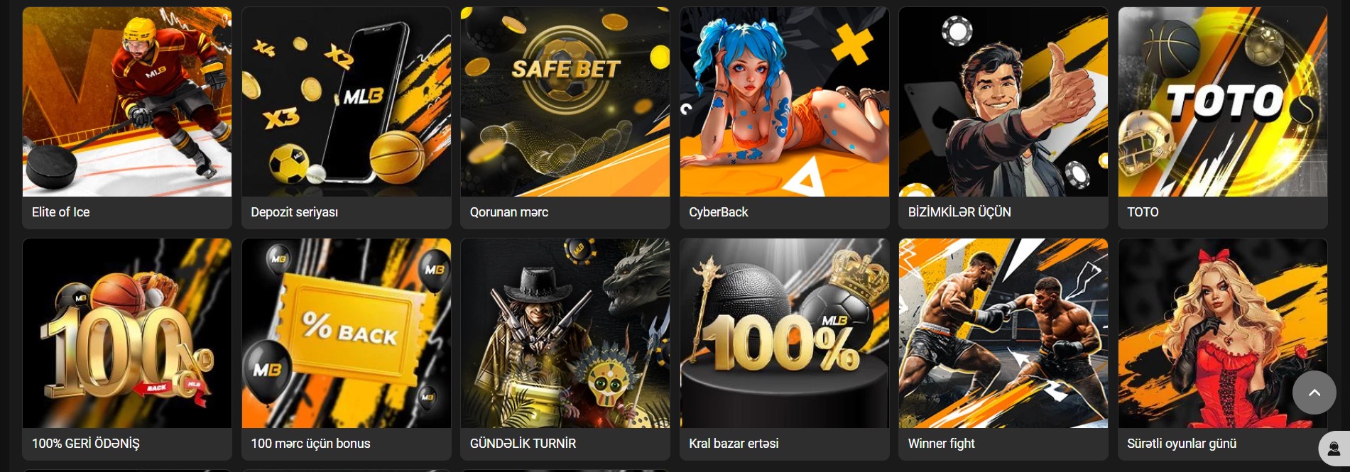 Melbet Az onlayn kazinoda yüksük oyunu üçün bonuslar